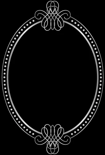 Рамка овальная