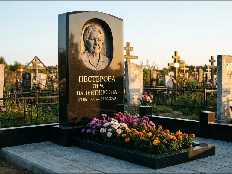 Памятник с барельефом — выполненная работа 12 в Липецке