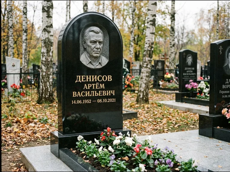 Памятник с барельефом — выполненная работа 17 в Липецке
