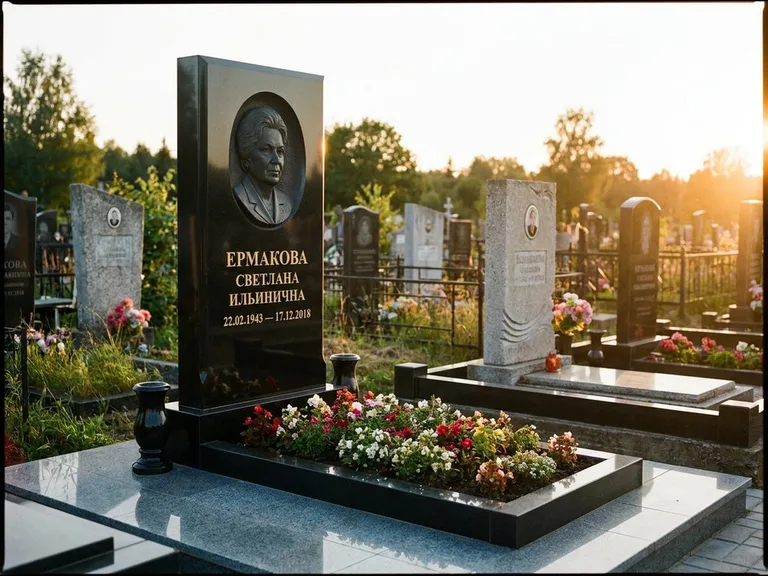 Памятник с барельефом — выполненная работа 18 в Липецке