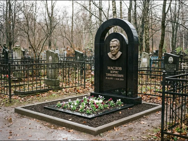 Памятник с барельефом — выполненная работа 23 в Липецке