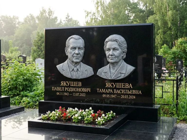 Памятник с барельефом — выполненная работа 36 в Липецке