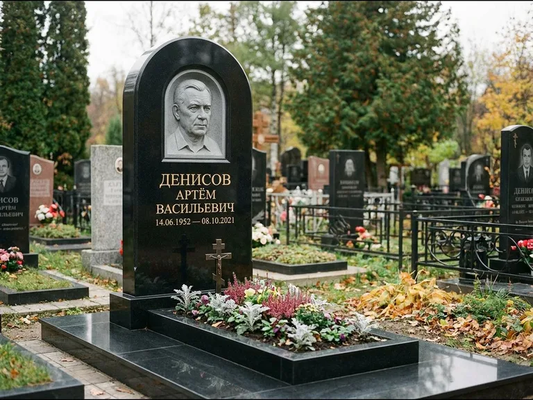 Памятник с барельефом — выполненная работа 5 в Липецке