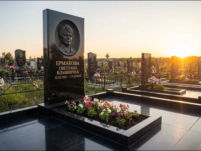 Памятник с барельефом — выполненная работа 6 в Липецке