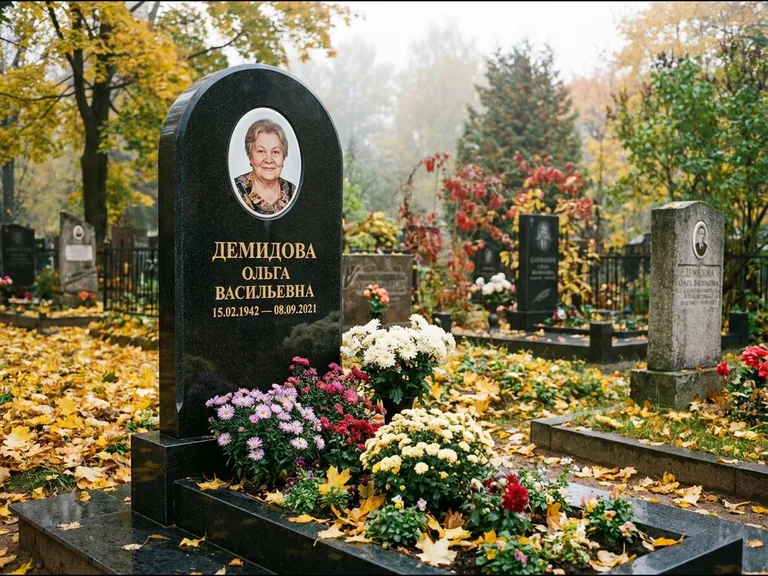 Керамический овал на стеле в Липецке