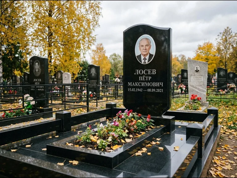 Керамический портрет — работа «Лосев» в Липецке