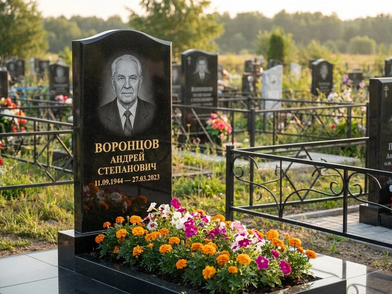 Портрет и фото — гравировка на памятник в Липецке
