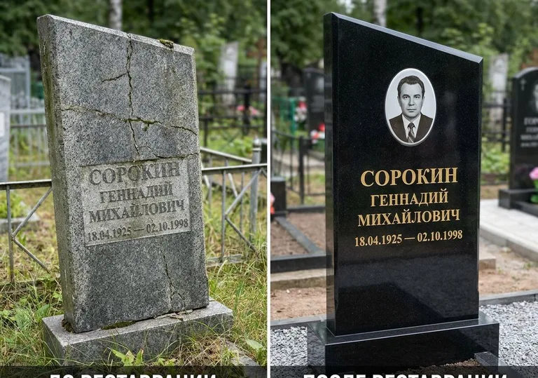 Полная реставрация старого памятника: до и после в Липецке