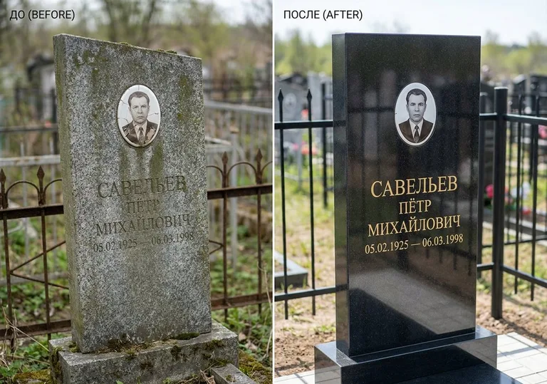 Комплексная реставрация старого памятника: до и после в Липецке