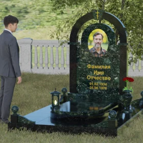 Православный памятник с крестом - П031