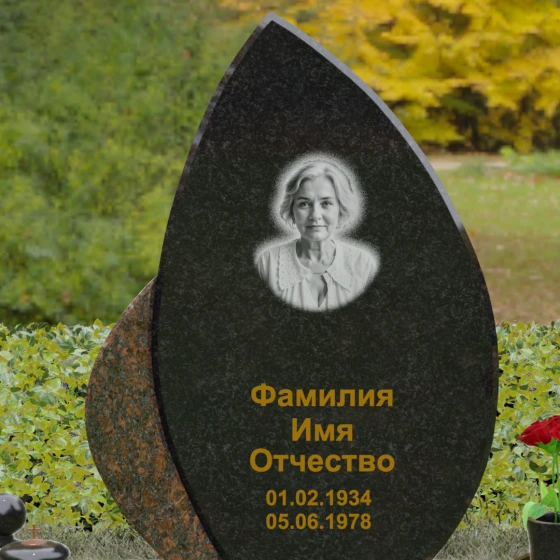 Светский комбинированный памятник в Перми, гранит Габбро-диабаз