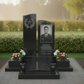 Гранитный светский памятник без креста - ПН305