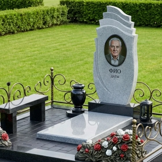 Мемориальный комплекс из Гранита и Металла в Челябинске, гранит Мансуровский