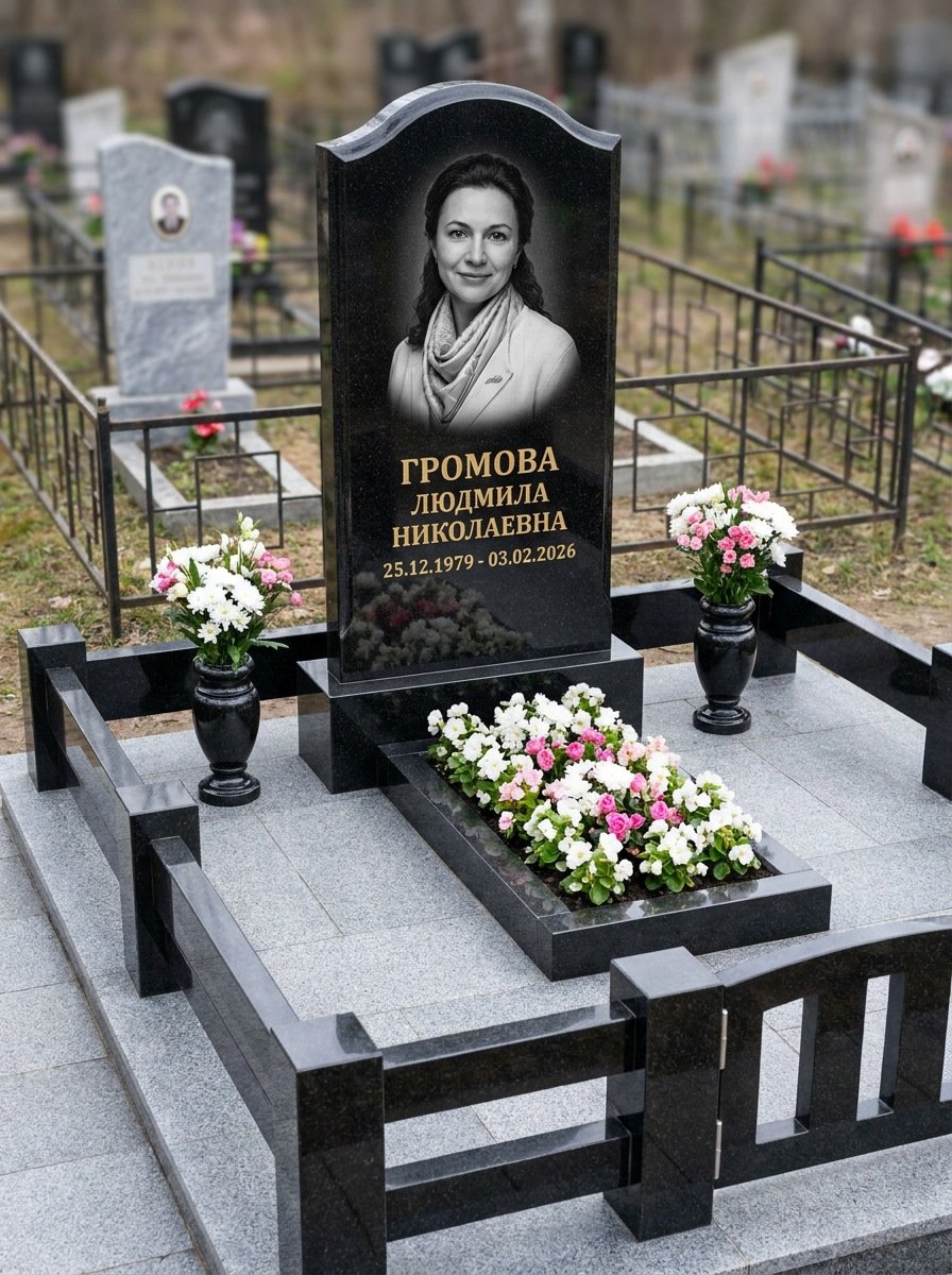 Портрет на памятнике в Липецке — Чёрно-белый портрет подготовили под станок — гравировка на стеле