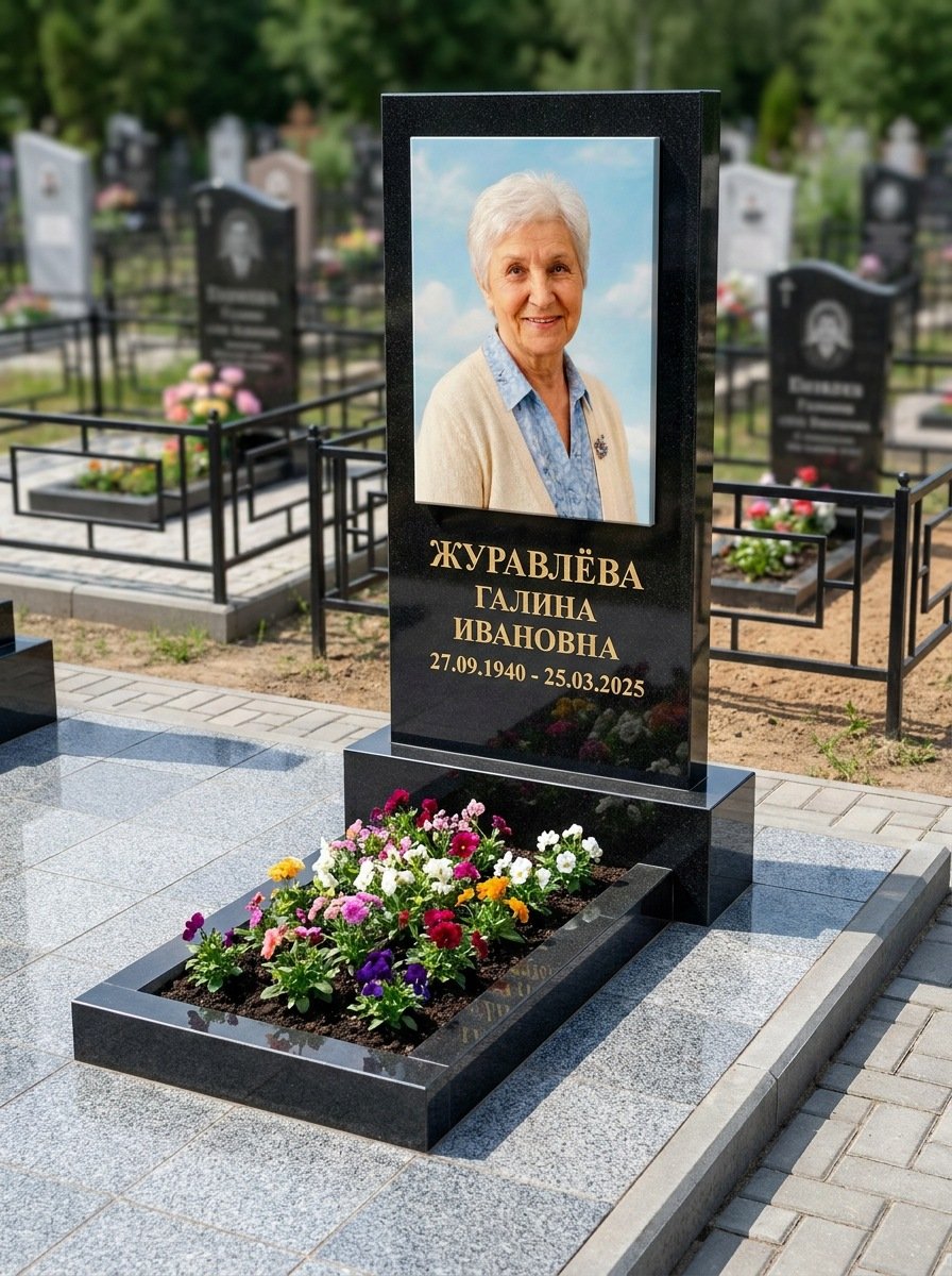Портрет на памятнике в Липецке — Портрет в полный рост — керамогранит 400×600 мм