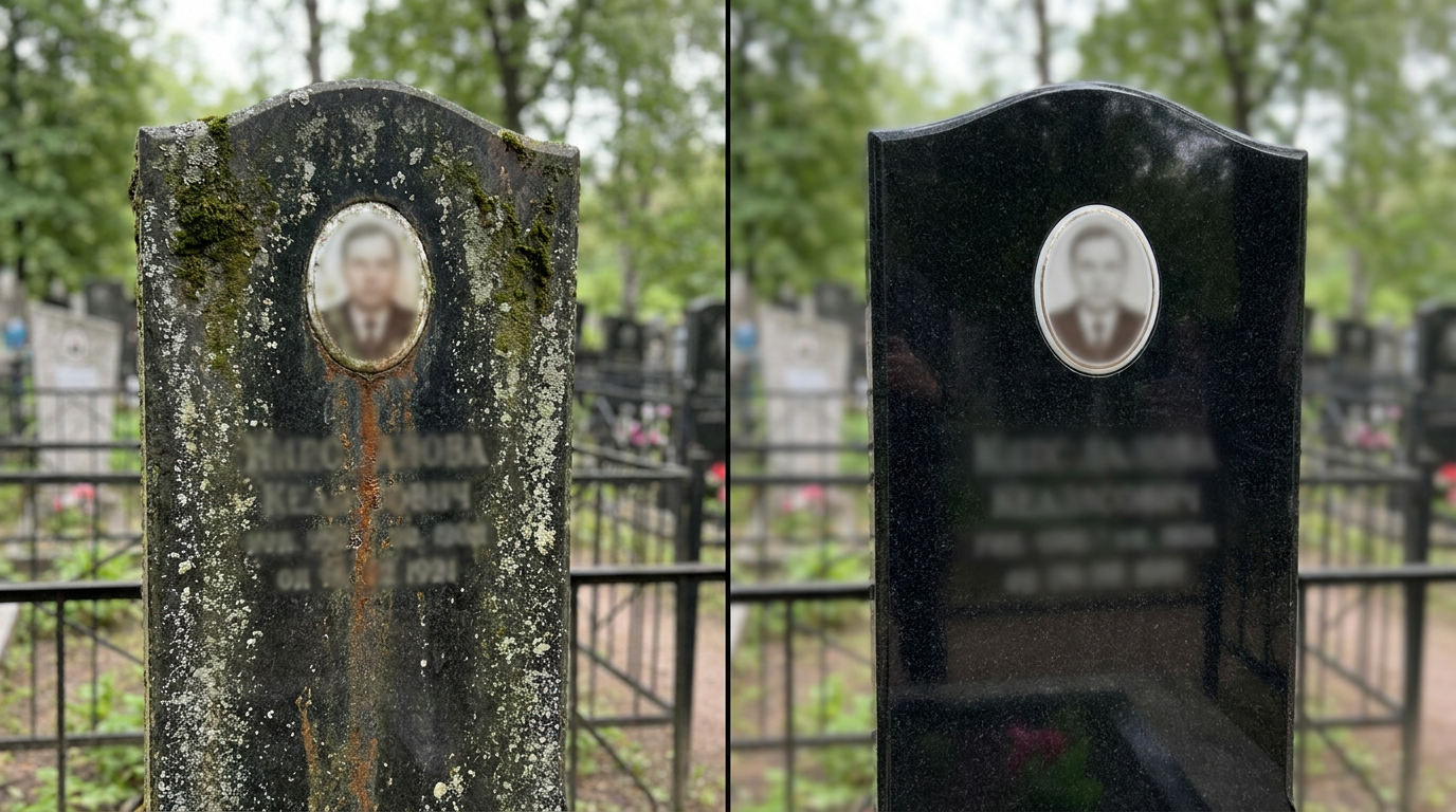 Реставрация памятника в Липецке — пример 1
